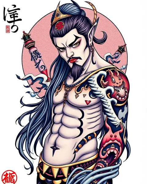 Inspiration de style de tatouage Fudo Myoo