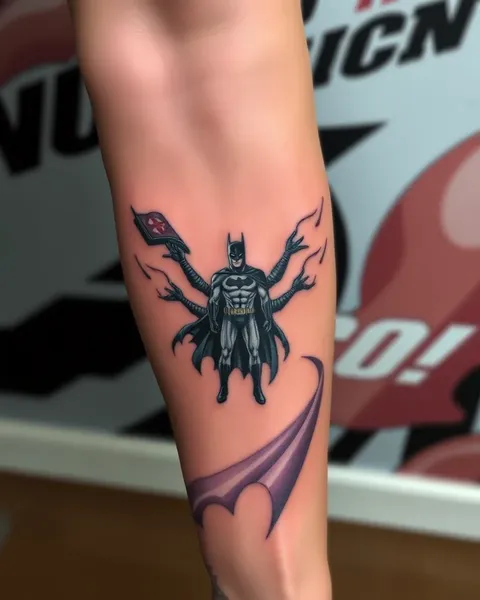 Inspiration de tatouage Batman pour les audacieux et les braves