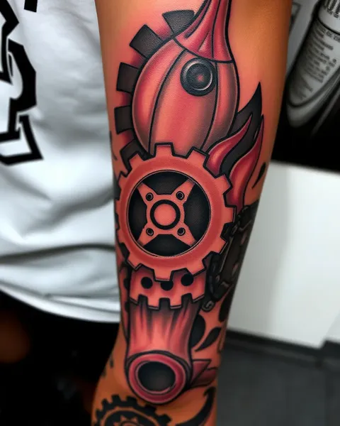 Inspiration de tatouage de Gears of War pour le design