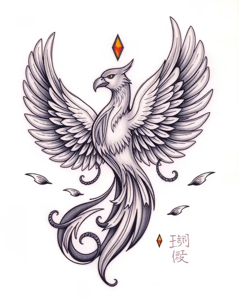 Inspiration et idées de conception de tatouage de l'oiseau-phoenix expliquées