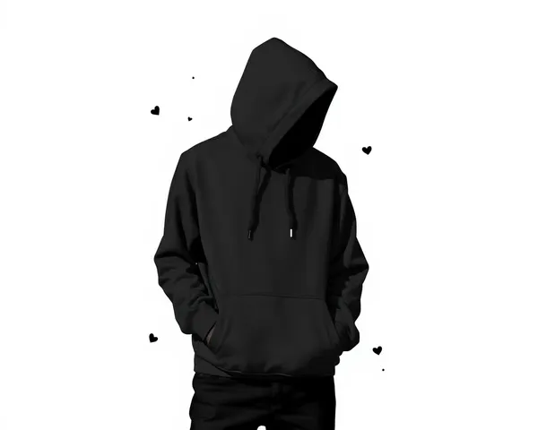 Inspiration pour le design de vêtement noir en PNG de pull-over