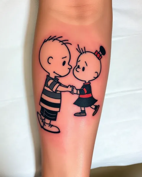 Inspirations de tatouage Calvin et Hobbes