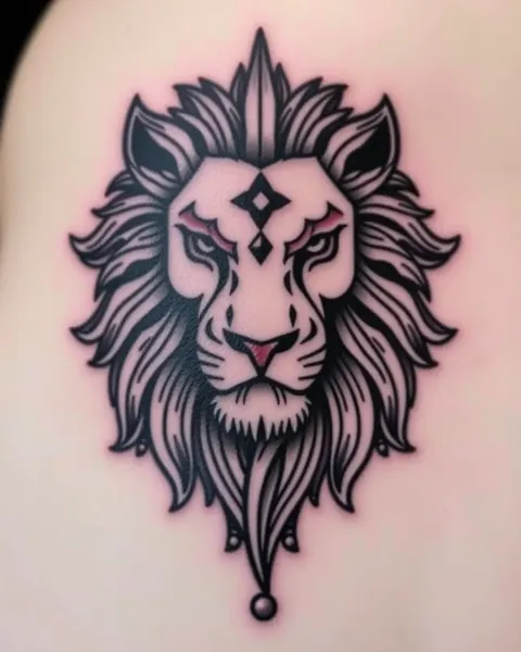 Interprétation du tatouage du lion dans l'art