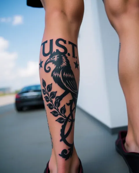 Jambes masculines tatouées : une expression d'art corporel unique