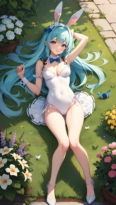 Jardin de lapin hentai : Illustrations de frénésie et de désir animales