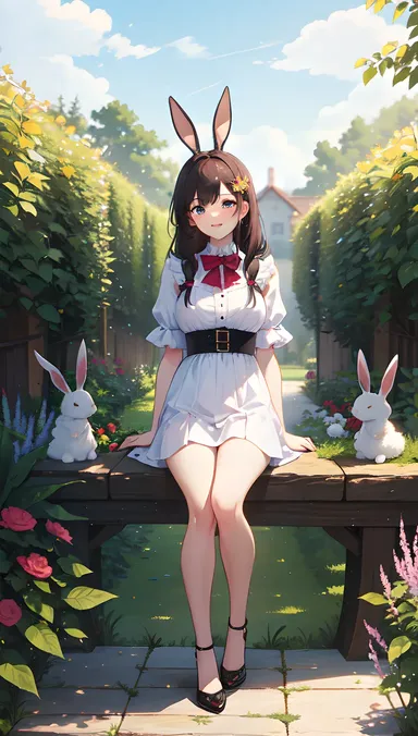 Jardin de lapin hentai : titre de contenu érotique