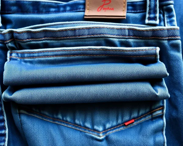 Jeans Pliés Alphas PNG : Éléments de Conception Graphique Dépliés Créativement