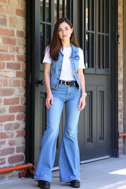 Jeans flare des filles : mode tendance pour les adolescentes