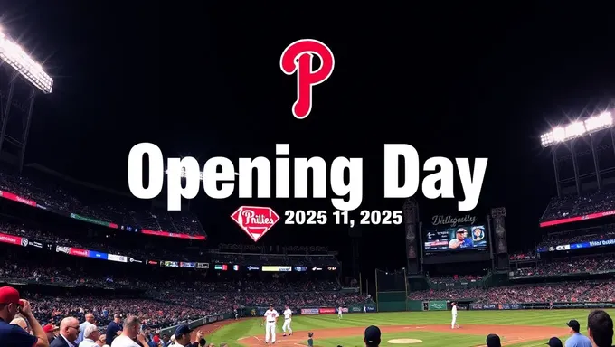 Jour de l'ouverture des Phillies 2025 pour battre des records