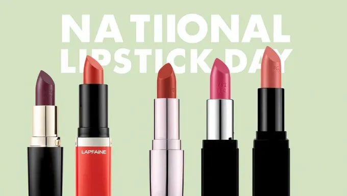 Jour férié national de la lipstick 2025 : offres et promotions exclusives