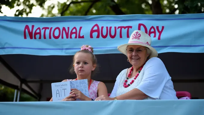 Jour férié national de la tante 2025 : une occasion spéciale