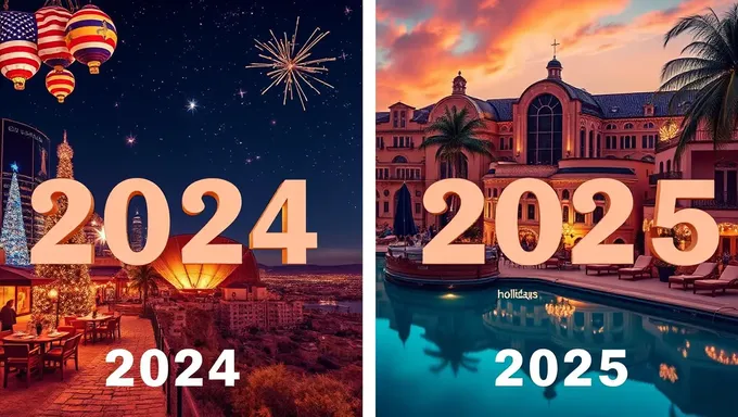 Jours Fériés et Observances aux États-Unis en 2024 et 2025