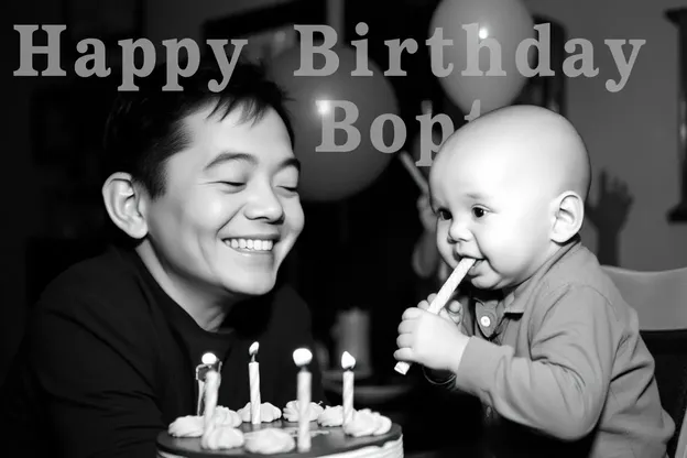 Joyeux Anniversaire Bobby, Images avec Conception Colorée