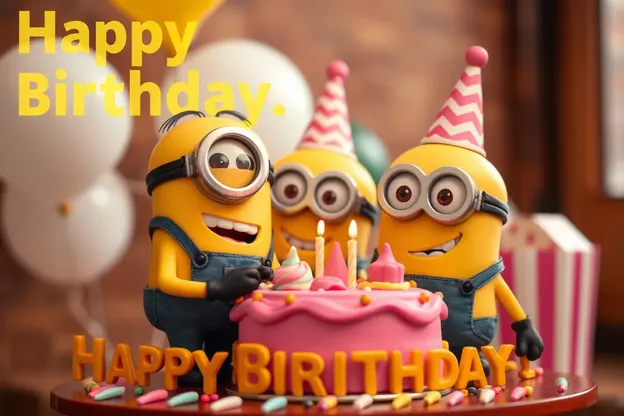 Joyeux Anniversaire Minion Images de Diversions Cartoons Whimsical