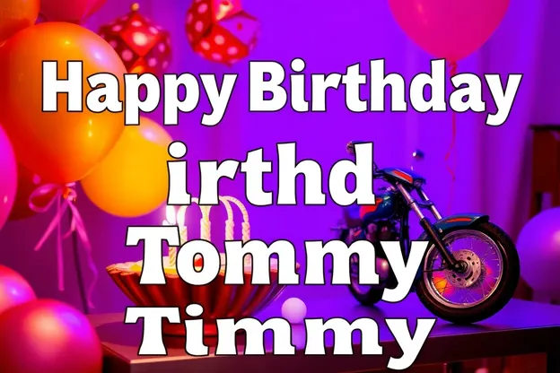 Joyeux Anniversaire Tommy avec des chapeaux de fête amusants