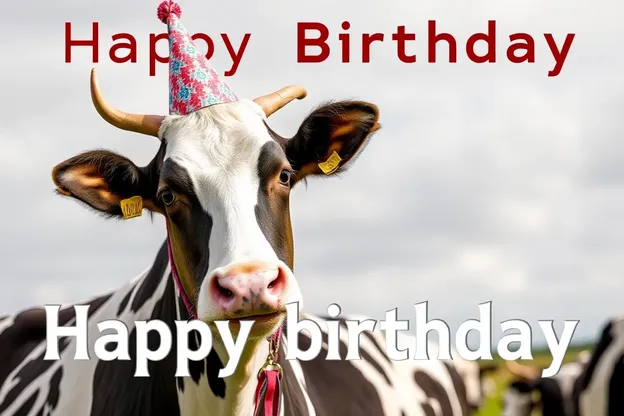 Joyeux Anniversaire Vache Images Partout