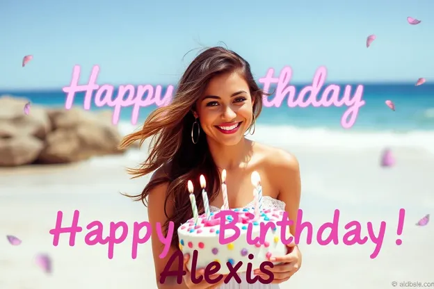 Joyeux anniversaire Alexis images avec des vibrations joyeuses