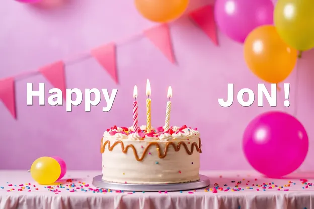 Joyeux anniversaire Jon, célébrez des moments joyeux