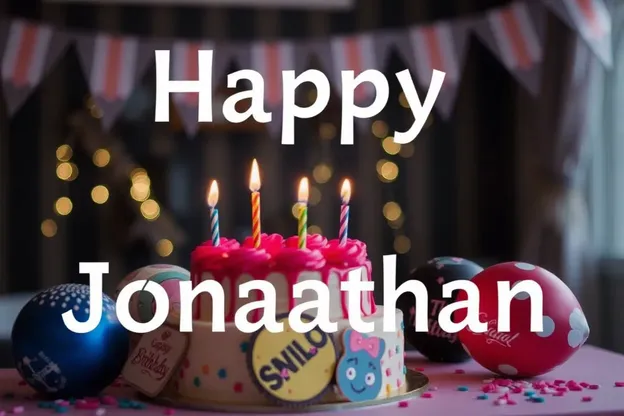 Joyeux anniversaire Jonathan, images, souhaits et célébrations