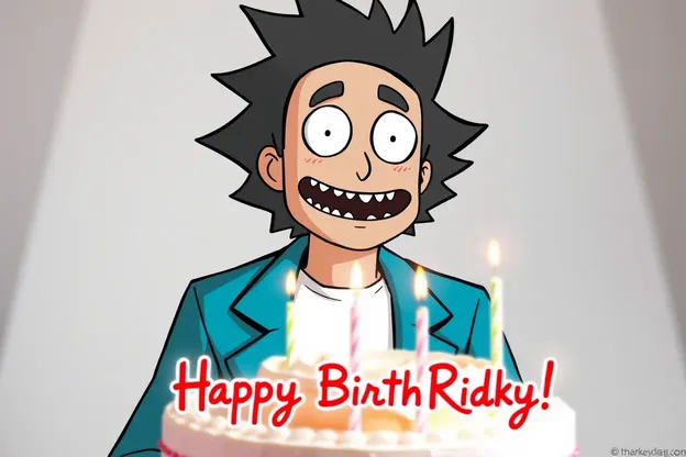 Joyeux anniversaire Ricky, célébrez l'occasion