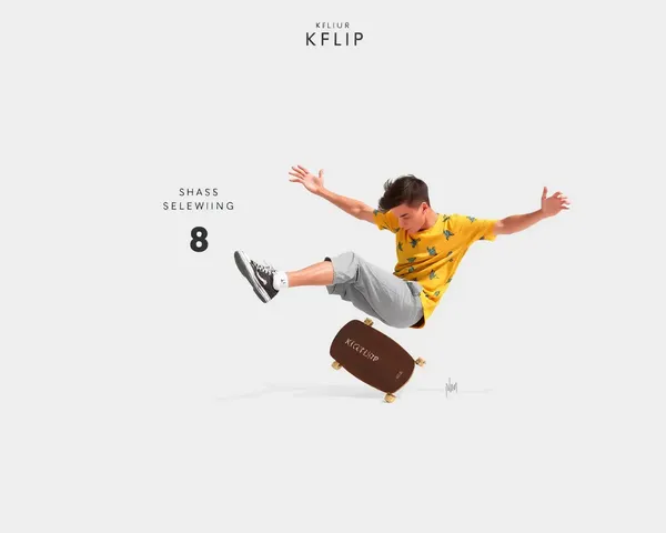 Kickflip PNG : Fichier PNG pour Kickflip