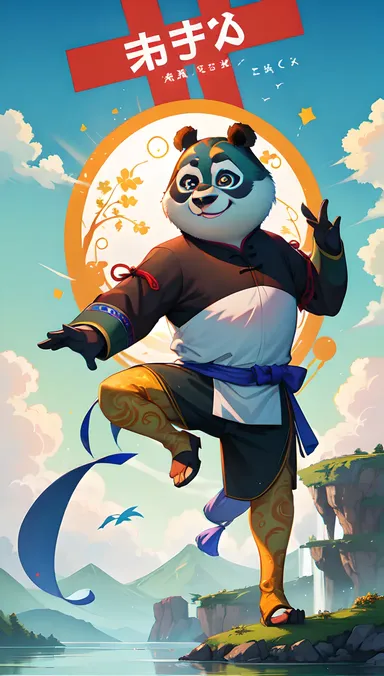 Kung Fu Panda R34 répété dix fois