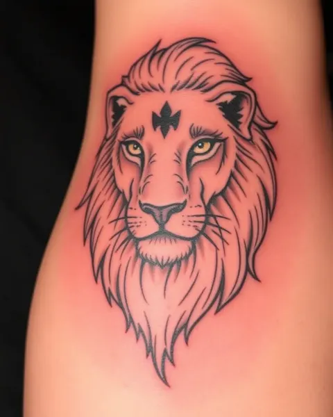 L'Emblème et le Sens d'un Tatouage de Lionne