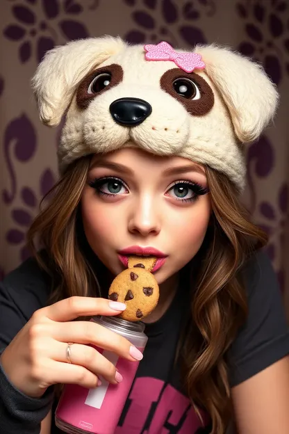 L'addiction au jus de chatte de la fille aux cookies