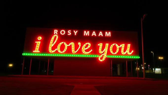 L'amour éternel de Rosy Maam en 2025