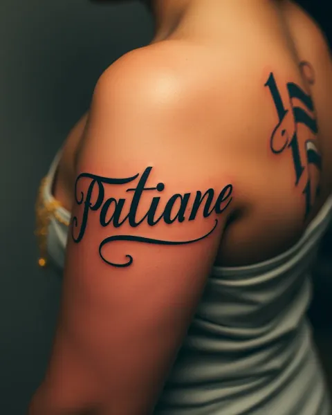 L'art de la conception et de la création de tatouage de font