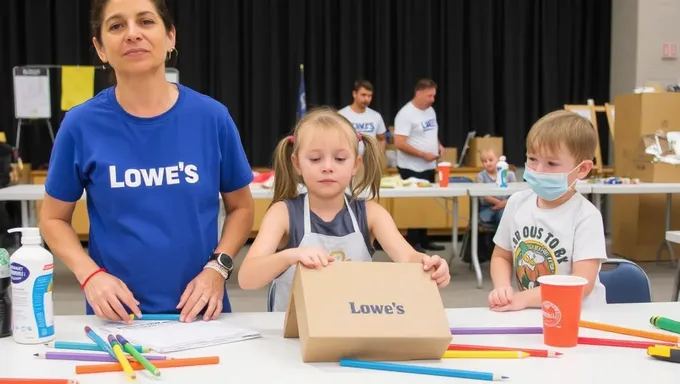 L'atelier des enfants Lowes 2025 est annoncé pour cette année