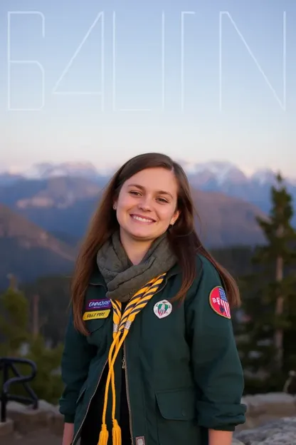 L'aventure de scouting de la fille dans le ciel prend son envol