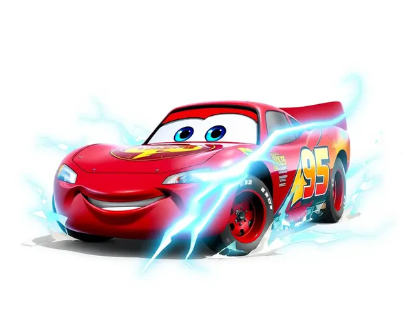 L'image PNG de Lightning McQueen disponible