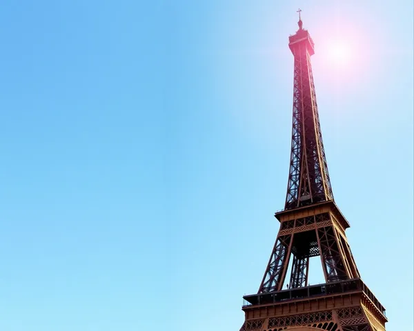 L'image PNG de la Tour Eiffel a été trouvée en ligne