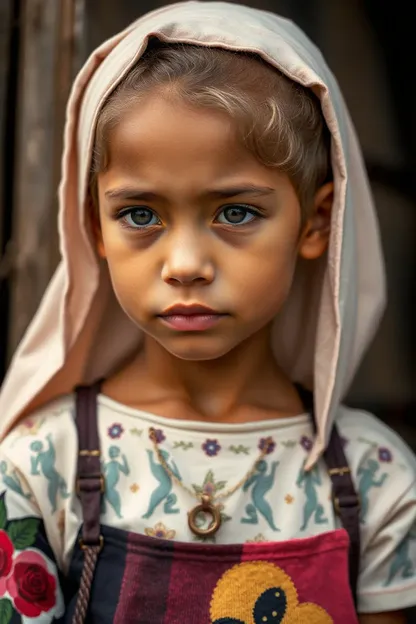 L'innocence de la fille non corrompue brille à travers