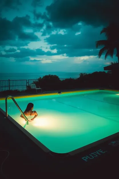 L'invitation de fête de piscine de La fille disparue arrive mystérieusement