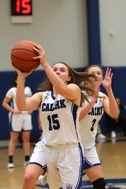 L'équipe de basket-ball des filles de Karen Clark : compétition dure