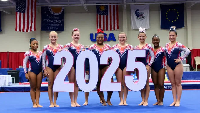 L'équipe de gymnastique des États-Unis s'entraîne pour les championnats de 2025