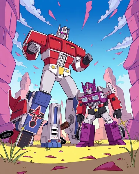 L'évolution des images de cartoon Transformers au fil des ans