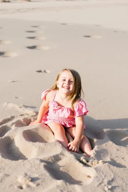 La Fille de San Diego Enterrée dans le Sable