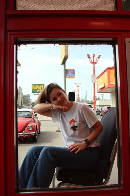 La Fille s'Écrase dans le Restaurant Popeyes dans Incident Étonnant