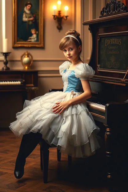 La Passion de la Fille pour le Piano Inspire le Cœur de Cendrillon