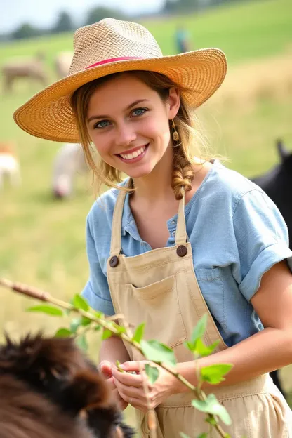 La Racine Paysanne de la Fille Est Profonde