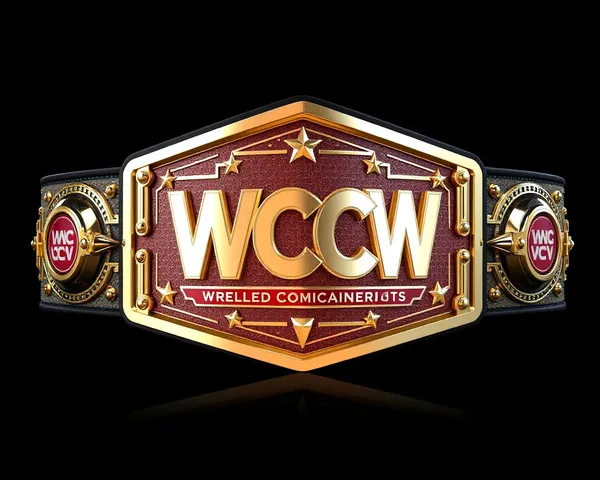 La ceinture WCCW rend un image PNG transparente