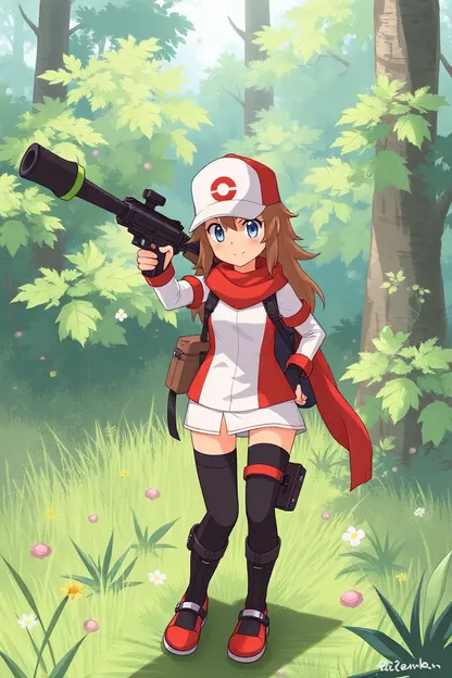 La chasseuse de Pokémon des filles mystérieuses