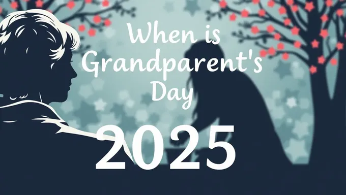 La date du jour des grand-parents 2025 est révélée