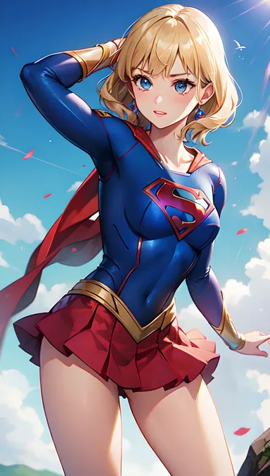 La fantasy érotique de Super Girl se déroule lentement