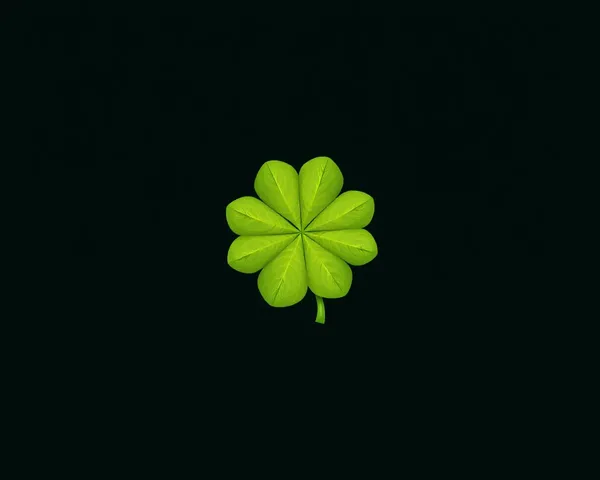 La feuille de clover à 4 feuilles découvert en format PNG