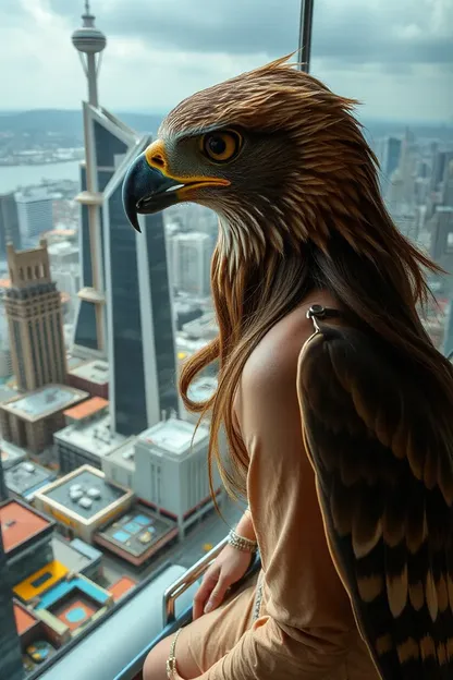 La fille Tuah Hawk occupe un appartement luxueux de penthouse