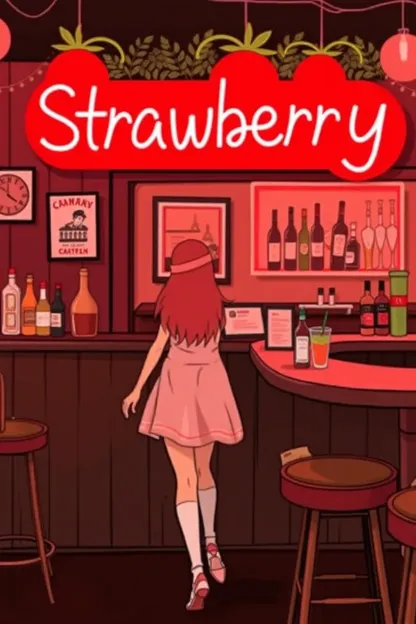 La fille aux fraises Saroyan entre dans un bar